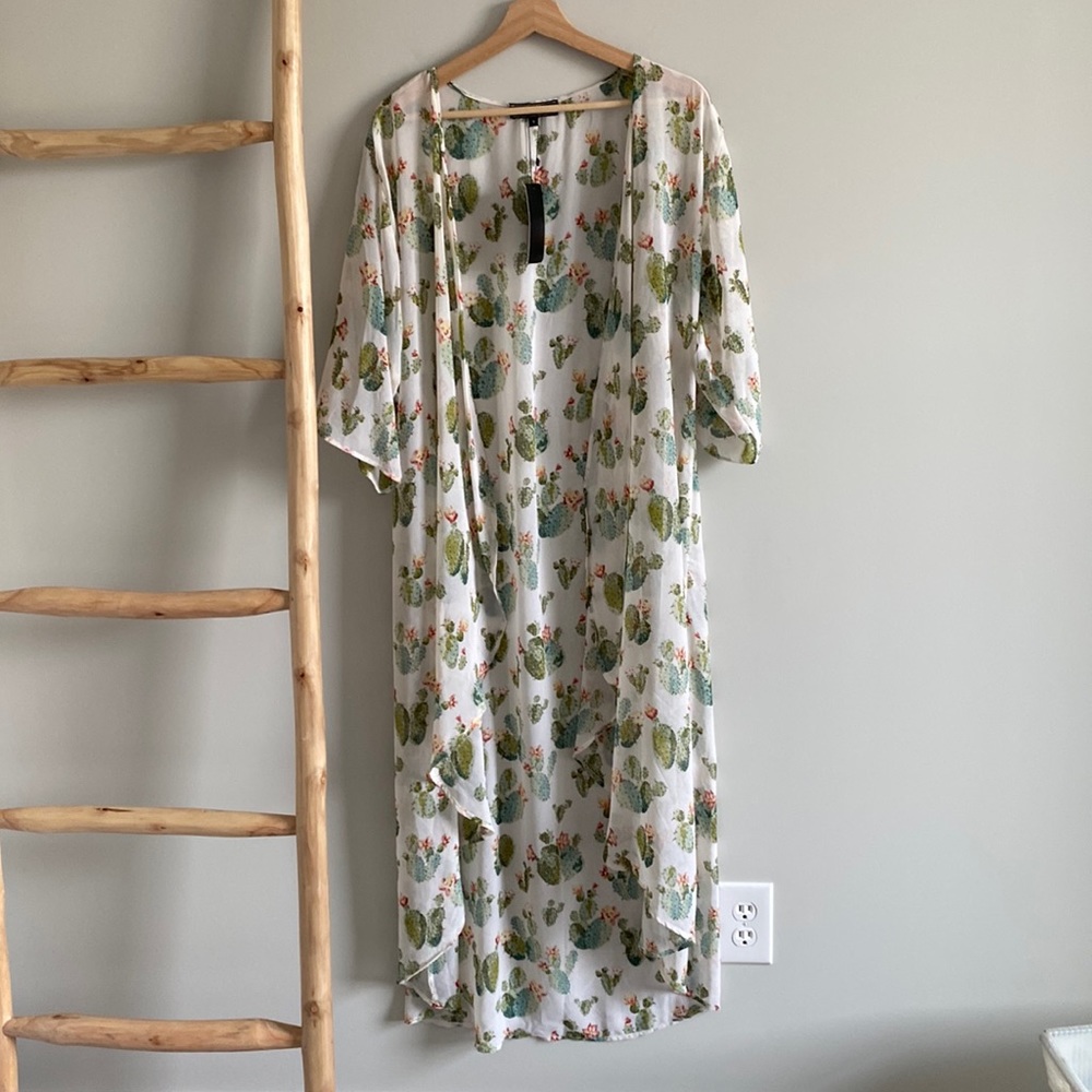 New Cactus Boho Kimono Sz Small